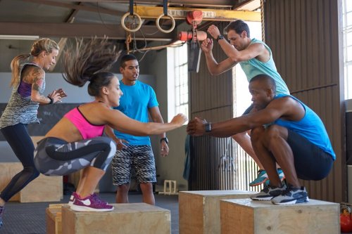 Box jump na odchudzanie nóg
