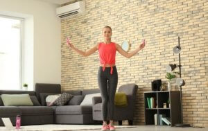 skakanie w domu