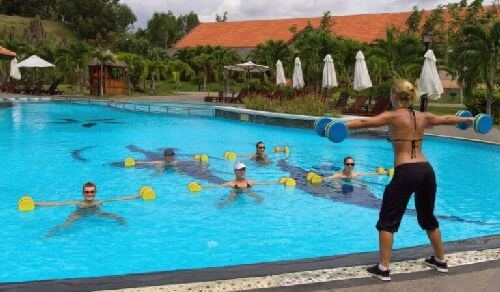 Ćwiczenia na basenie