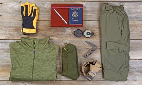 piesze wędrówki - ubrania i inne dodatki