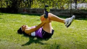 rozciąganie mięśnia gruszkowatego