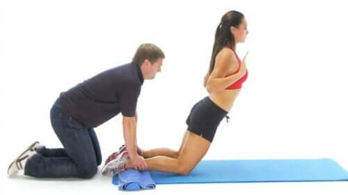 mięśnie nóg pompki