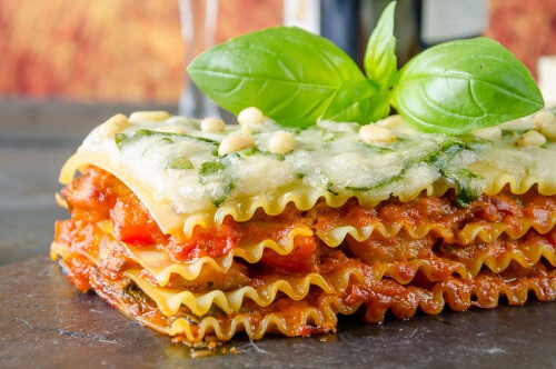 Lasagne sojowa