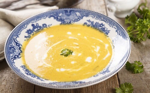 Zupa krem - dieta treningowa zimą